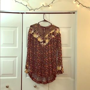 Bohemian Free People Long Tunic/Short Dress